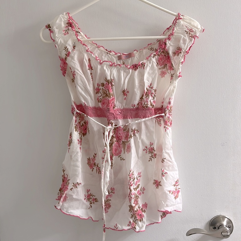 Rare Vintage forever 21 floral blouse